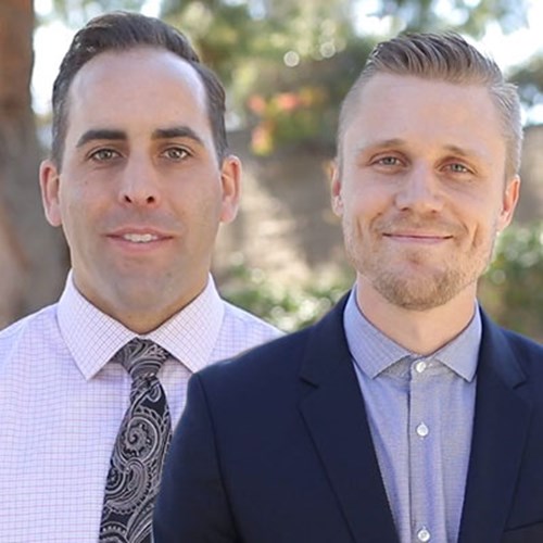 Chris Sommers MBA '18 and Michael Simons MBA '18